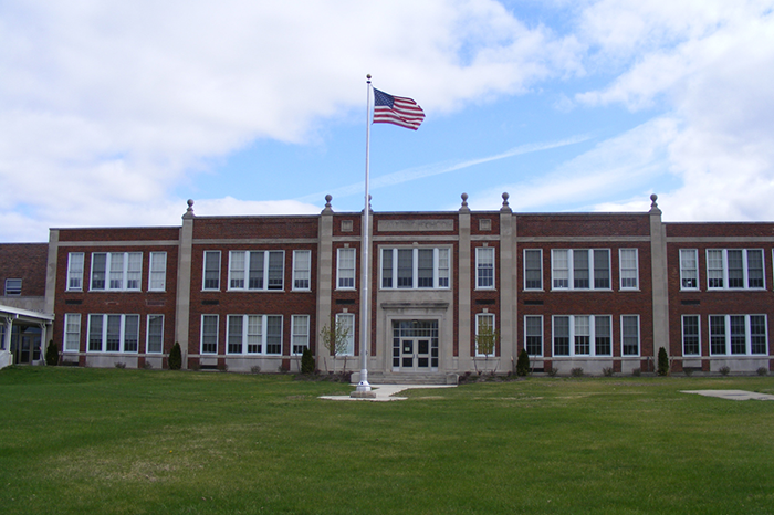 Mayfield Jr.-Sr. High School front of building