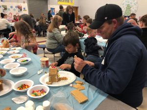 Dad and student build a house