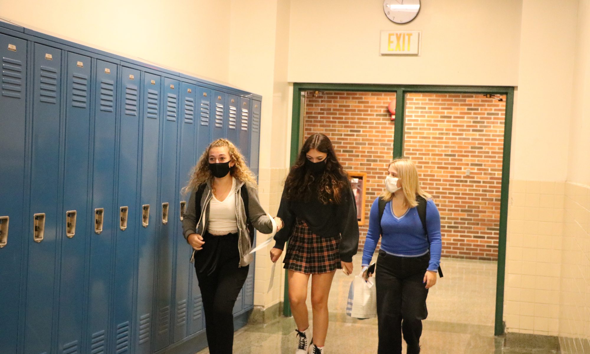 Students in hallway