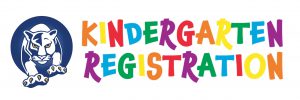 Mayfield Panther logo next to header reading Kindergarten Registration in different colors