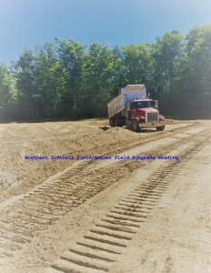 Softball field construction