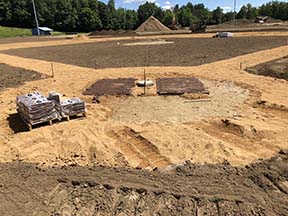 Baseball diamond construction