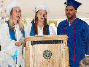 Choir sings "The Rose"