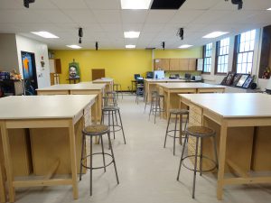 Renovated Jr./Sr. High School art room.