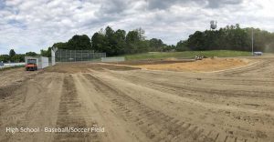 Field work continues at the Jr./Sr. High School
