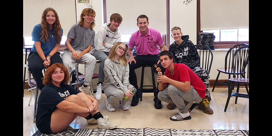 Empathy, understanding and making positive connections were the topics of the day when Pat Fish of Sweethearts & Heroes visited Mayfield Jr./Sr. High School in September 2022.
